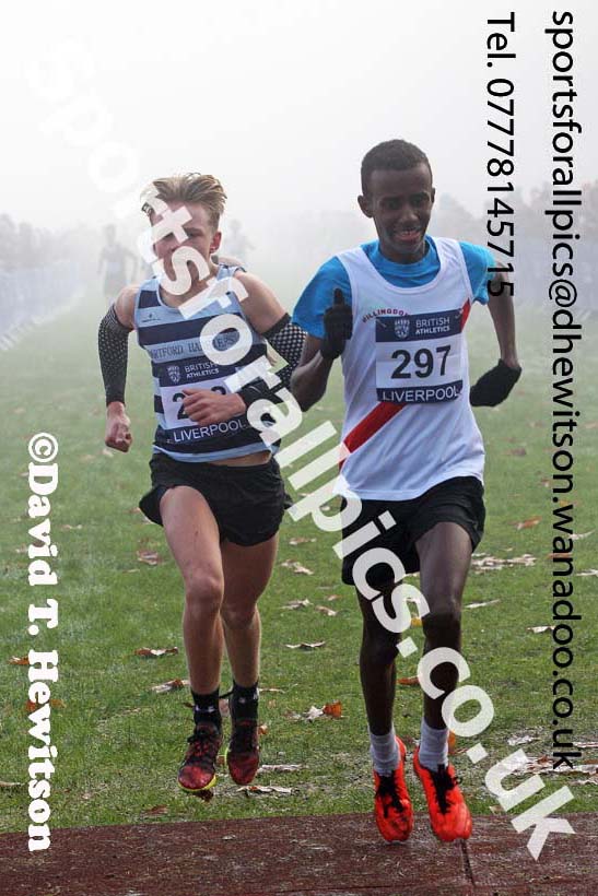 Boys under-15s, European Cross Country Trials, Sefton Park, Liverpool. Photo: David T. Hewitson/Sports for All Pics